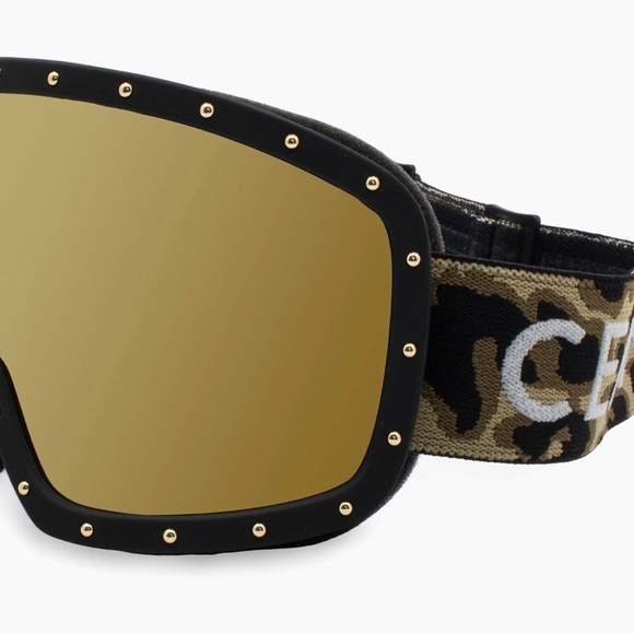 New! Celine Ski Mask C40196U 99C, Gold Mirror, Authentic - Picture 10 of 16
